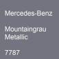 Preview: Mercedes-Benz, Mountaingrau Metallic, 7787.